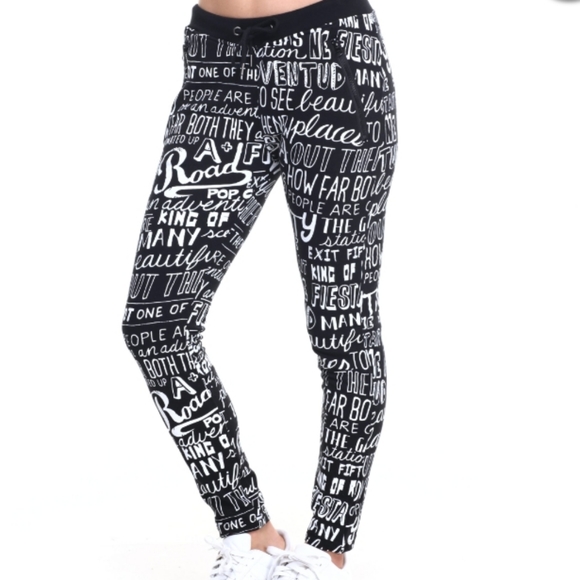 Graffiti Print French Terry Top and Joggers - Picture 9 of 10